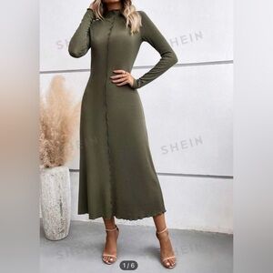 Green maxi dress size small